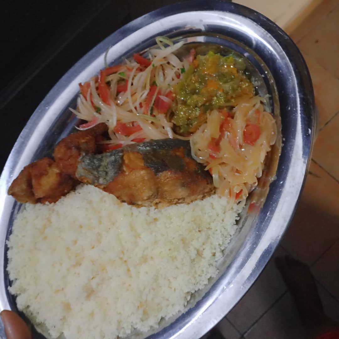 Attiéké au poisson